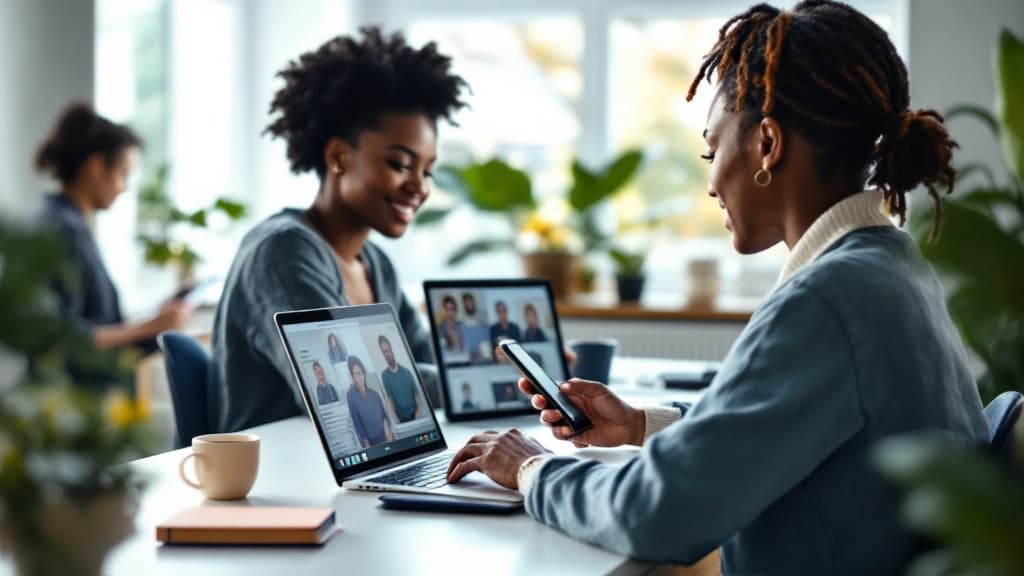 SyncHarbor Chat platform showcasing seamless messaging interface with real-time conversations